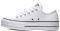   CONVERSE ALL STAR CHUCK TAYLOR LIFT CLEAN LEATHER 561680C WHITE/BLACK (EUR:38)