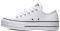   CONVERSE ALL STAR CHUCK TAYLOR LIFT CLEAN LEATHER 561680C WHITE/BLACK (EUR:39)