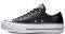   CONVERSE ALL STAR CHUCK TAYLOR LIFT CLEAN LEATHER 561681C BLACK (EUR:36)