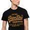T-SHIRT SUPERDRY PREMIUM GOODS MID WEIGHT M10560AR FURNACE ΜΑΥΡΟ (M) T-SHIRT SUPERDRY PREMIUM GOODS MID WEIGHT M10560AR FURNACE ΜΑΥΡΟ (M)