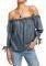 TOP SUPERDRY HELENA G60103JT DENIM  (S)