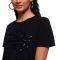 T-SHIRT SUPERDRY VINTAGE LOGO TONAL SEQUIN ENTRY G10158YT ������ ���� (L)