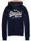 HOODIE SUPERDRY VINTAGE LOGO RACER M2000074A ������ ���� (M)