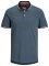 T-SHIRT POLO JACK & JONES JJEPAULOS 12136668 DENIM  (S)