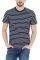 T-SHIRT JACK & JONES JJESTRIPED ΡΙΓΕ 12164640 ΣΚΟΥΡΟ ΜΠΛΕ (M) T-SHIRT JACK & JONES JJESTRIPED ΡΙΓΕ 12164640 ΣΚΟΥΡΟ ΜΠΛΕ (M)