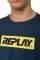 T-SHIRT REPLAY WITH REPLAY WRITING M3003 .000.2660 ���� (XL)