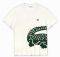 T-SHIRT LACOSTE OVERSIZED CROCODILE PRINT 70V...