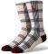  STANCE M558A20PAT-WHT RAT PLAID (L)