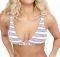 BIKINI TOP SUPERDY EDIT STRIPE W3010011A TRIANGLE  (S)