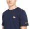 T-SHIRT TIMBERLAND BOOT LOGO TB0A2FBD ΣΚΟΥΡΟ ΜΠΛΕ (XXXL)