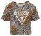 CROP TOP GUESS E02I01JA911 WILD LEOPARD ���� ...