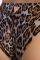 BIKINI BRIEF GUESS E02O21MC045 TANGA LEOPARD ΚΑΦΕ (M)