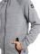 HOODIE ΜΕ ΦΕΡΜΟΥΑΡ QUIKSILVER KUROW EQYFT04433 ΑΝΟΙΧΤΟ ΓΚΡΙ ΜΕΛΑΝΖΕ (XL)