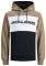 HOODIE JACK & JONES JJELOGO BLOCKING 12172344 ������ ����/������ ���� (XXL)