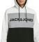 HOODIE JACK & JONES JJELOGO BLOCKING 12172344 / (S)