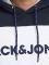 HOODIE JACK & JONES JJELOGO BLOCKING 12172344  /  (M)