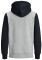 HOODIE JACK & JONES JJELOGO BLOCKING 12172344  /  (M)