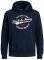 HOODIE JACK & JONES JJELOGO 12189736 ������ ���� (XL)