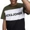 T-SHIRT JACK & JONES JJELOGO BLOCKING 12173968 / (S)