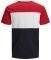T-SHIRT JACK & JONES JJELOGO BLOCKING 12173968 ΚΟΚΚΙΝΟ/ΣΚΟΥΡΟ ΜΠΛΕ (L) T-SHIRT JACK & JONES JJELOGO BLOCKING 12173968 ΚΟΚΚΙΝΟ/ΣΚΟΥΡΟ ΜΠΛΕ (L)