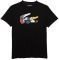 T-SHIRT LACOSTE PATCHWORK CROCODILE PRINT TH0...