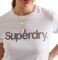 T-SHIRT SUPERDRY VINTAGE LOGO EMB RINGER W1010710A  (S)