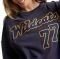T-SHIRT SUPERDRY OVIN VINTAGE COLLEGIATE W1010806A ΣΚΟΥΡΟ ΜΠΛΕ (XS)