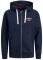 HOODIE �� �������� JACK & JONES JJSTAMP 12211515 ������ ���� (L)