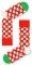  HAPPY SOCKS BIG DOT SNOWMAN XBDS02-6500 GIFT BOX 2 (36-40)