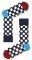  HAPPY SOCKS BIG DOT SNOWMAN XBDS01-6500 GIFT BOX (41-46)