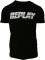 T-SHIRT REPLAY WITH LETTERING PRINT M6469 .000.2660 098  (XL)