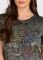 T-SHIRT GUESS TATTOO TIGER BLING EASY W3RI03K9SN1  (S)