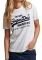 T-SHIRT SUPERDRY OVIN VL SCRIPTED COLL W1011142A  (M)