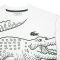 T-SHIRT LACOSTE CROCODILE PRINT TH5511 001  (M)