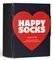  HAPPY SOCKS HEART P000867 GIFTSET (36-40)