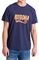 T-SHIRT FUNKY BUDDHA FBM009-040-04 NAVY (S)