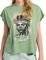 T-SHIRT FUNKY BUDDHA FBL009-110-04 MINERAL GREEN (S)
