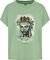 T-SHIRT FUNKY BUDDHA FBL009-110-04 MINERAL GREEN (S)