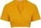 CROP TOP FUNKY BUDDHA FBL009-121-17 OLD GOLD (M)