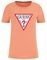 T-SHIRT GUESS TRIANGLE LOGO W1YI1BI3Z14 PEACH CORAL (M)