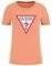 T-SHIRT GUESS TRIANGLE LOGO W1YI1BI3Z14 PEACH CORAL (L)