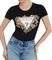 T-SHIRT GUESS TRIANGLE FLOWERS LOGO W4GI24J13...