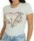 T-SHIRT GUESS TRIANGLE FLOWERS W4GI24J1314 ������� ������� (M)