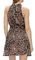ΦΟΡΕΜΑ GUESS ROMANA FLARE MINI W4GK82WG4D2 LEOPARD ΚΑΦΕ (S)
