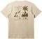 T-SHIRT QUIKSILVER TROPICAL BREEZE AQYZT09562 PLAZA TAUPE (S)