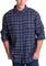  NAUTICA FLANNEL  W47313 4NV   (XL)
