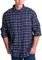  NAUTICA FLANNEL  W47313 4NV   (XXL)