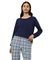 TOP TRIUMPH MIX & MATCH LSL CHEST POCKET X   (40)