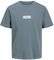 T-SHIRT JACK & JONES JORSPLIT FAKESTITCH BRANDING 12273182 ���� (L)