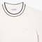 T-SHIRT LACOSTE PIQUE STRIPE COLLAR TH8174 70V OFF WHITE (S)
